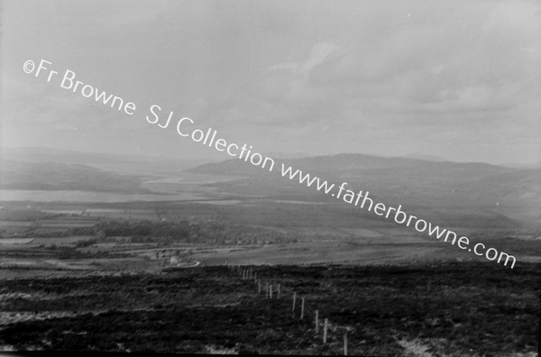 VIEW OF LOUGH SWILLY TOWARDS INCH & BUNCRANA FROM WALLS GRIANAN AILEACH